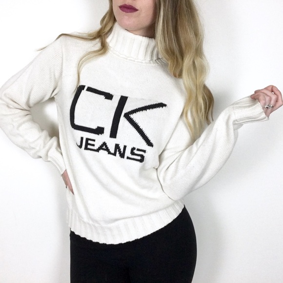 Calvin Klein Sweaters - Vintage Calvin Klein Turtleneck Knit Sweater